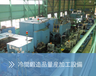 冷間鍛造品量産加工設備